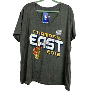 NBA Fanatics XL T Shirt New Cleveland Cavaliers Champions Of The East 2018 Mens